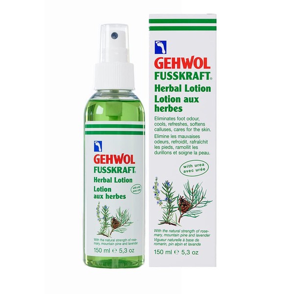 Gehwol Fusskraft Herbal Lotion 150Ml Eliminates Foot Odour Cools And Refreshes