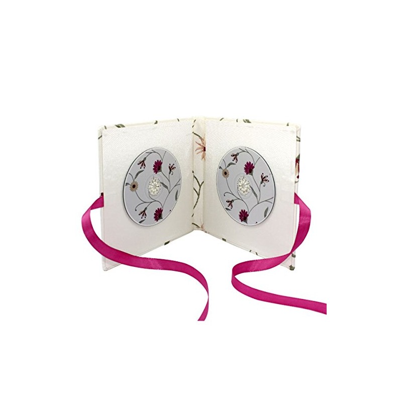 CD Album Includes 2 CDs Silk Bound with Flowers -