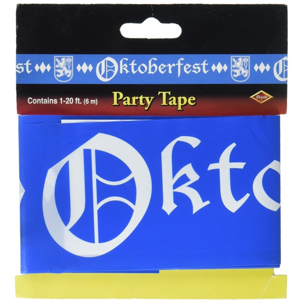 Oktoberfest Party Tape Party Accessory (1 count) (1/Pkg)
