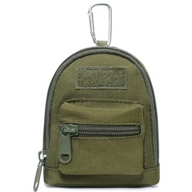 KOOYU Tactical EDC Molle Pouch Utility Zipper Pocket Organizer Pouches Small Pouch Accessories Mini Coin Purse Keychain Wallet for Men