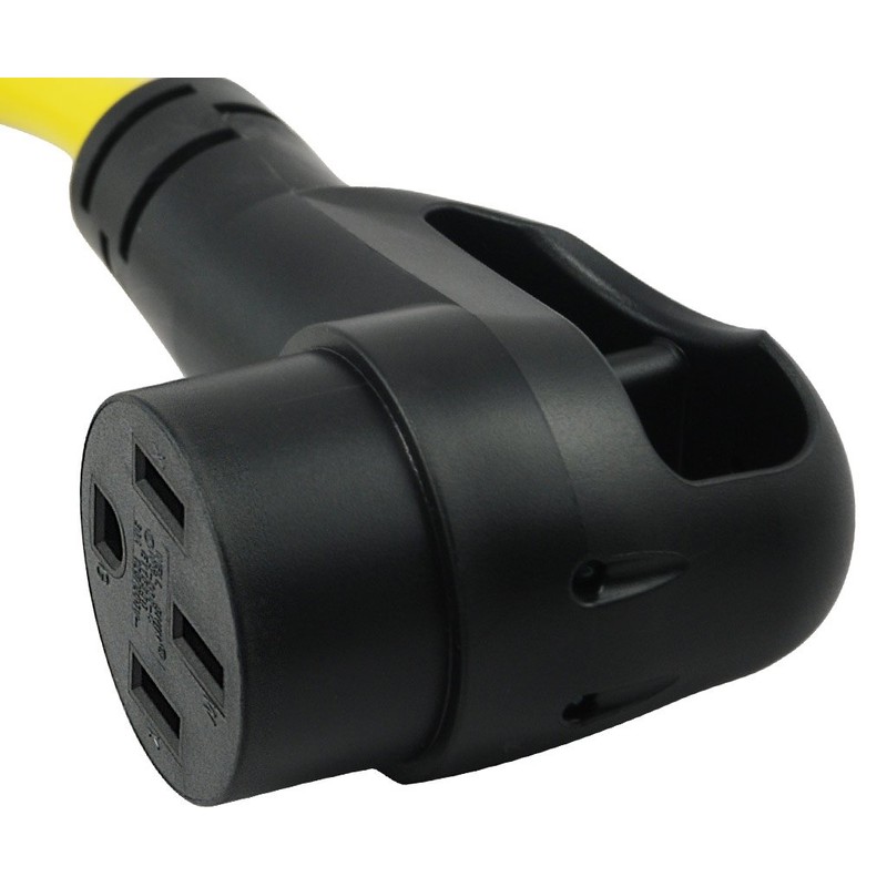 Conntek 15875 RV-Generator Adapter L14-20P 20A 4Prong Locking Plug to