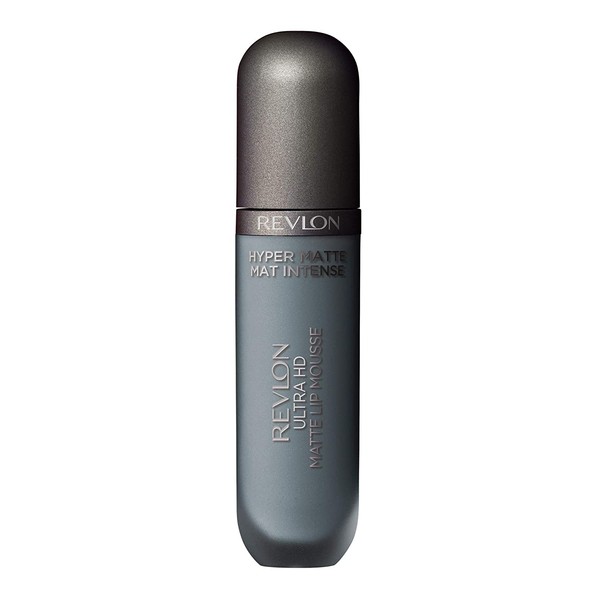 Revlon Ultra HD Lip Mousse Hyper Matte, Longwearing Creamy Liquid Lipstick in Blue, Blue Oasis (835), 0.2 oz