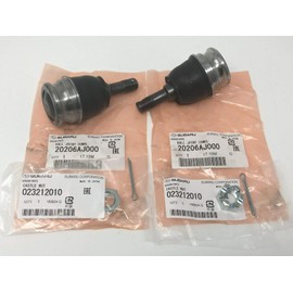 Subaru - Juego de 2 tuercas y clavijas de rótula delantera inferior Impreza 20206AJ000 023212010 051030300 original de Baja Outback Legacy Forester Impreza Crosstrek Sti Wrx