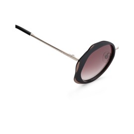 Ted Baker Brown Lens with Round Sunglasses, 100% UV Protected for Women (STB171542253), Brown, 53