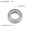sourcing map Pack of 5 Deep Groove Ball Bearings MR148ZZ
