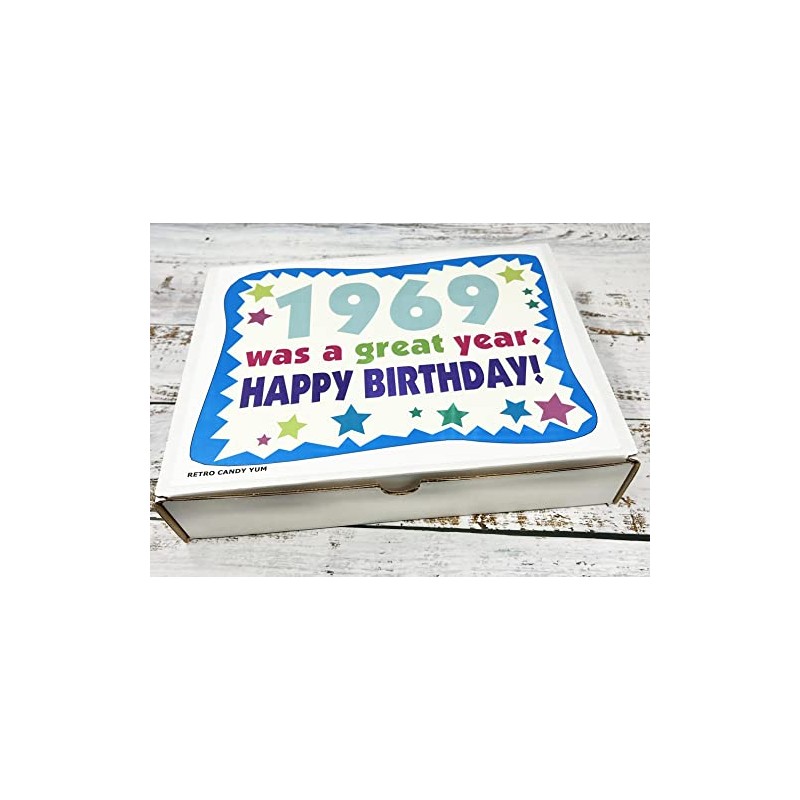 RETRO CANDY YUM ~ 1969 56th Birthday Gift Box Nostalgic