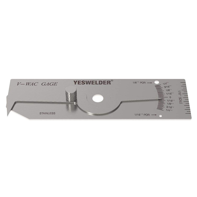YESWELDER V-WAC Single Weld Gage Inch Inspection Gauge