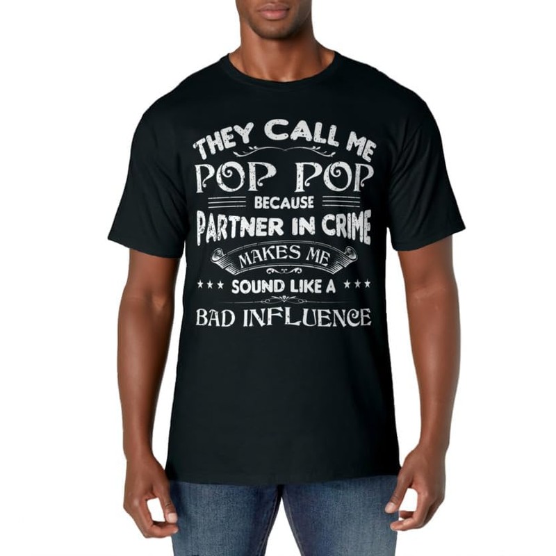 Funny Pop Pop Dad Shirt Valentine Fathers Day Christmas T-Shirt
