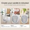 comforder Unscented Candle Sand with Wicks, Pearled Candle, Wax Granules,