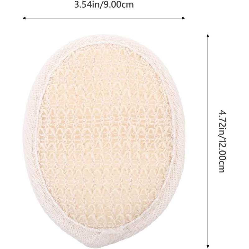 Guante Exfoliante Desechable de Lufa Beige HOODANCOS (10 Pzas)