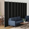 1-Panel 6 ft Tall Indoor Folding Room Divider, Portable Privacy