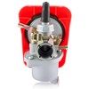 CARBBIA Red Motorized Bike Carburetor for 2 Stroke 49cc 50cc