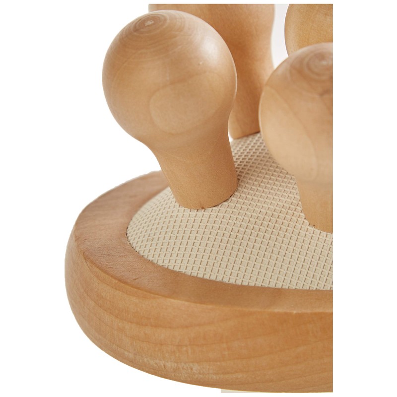 Croll and Denecke 60098 Cellulite Hand Brush with Wooden Feet