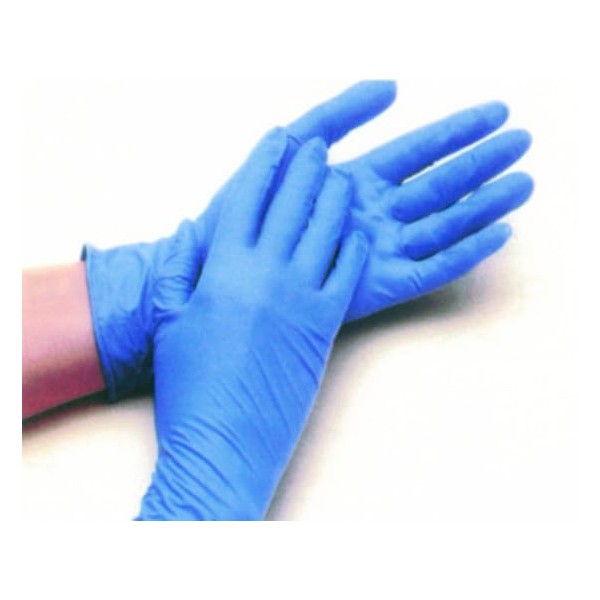 Nitrile Blue Medical Gloves (Pair) – Non-sterile – Latex-free –