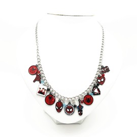 JDHFJFH Necklace Metal Anime Superhero Charm Necklace (colour 3)