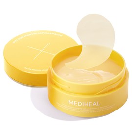 Mediheal Mediheal Vita Collagen Under Eye Patches for - Korean Hydrogel Eye Pads with 7 Vitamin & 5 Micro Collagen. Moisturizng & Non Irritating Eye Gel Mask. Sealing Cap Included.