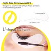 LASHVIEW 100 Pairs Under Eye Pads Eyelash Extension Natural Hydrogel