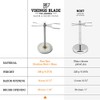 VIKINGS BLADE The Admiral Razor and Brush Stand, Extra Wide