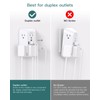 Addtam Surge Protector Outlet Extender, 6-Outlet Splitter with 4 USB