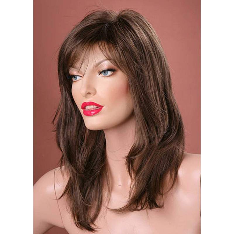 Forever Young Ladies Light Brown Long Face Framing Wig