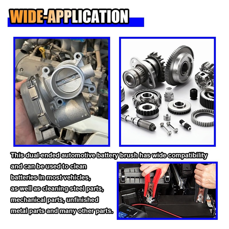 4 in 1 Car Battery Terminal Cleaner, Car Battery Post