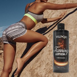 Natural Bronzer Tanning Lotion Organic Coconut oil Self Tanner Tanning Lotion