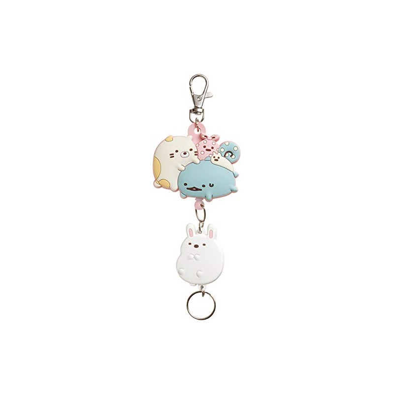 Sumikko Gurashi Reel Key Chain Shirokuma Falling
