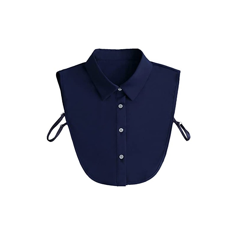 ERKIES Detachable Dickey Collar Blouse - Half Shirts with Faux