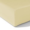 wyewye Double Fitted Sheet, Cream, 135x190 cm with 40 cm