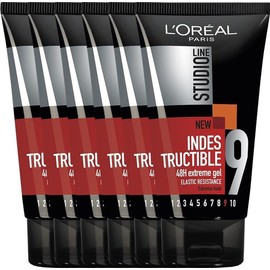 L'Oreal Studio Line Invisible Fix Cream Hair Gel 150 ml Pack of 6