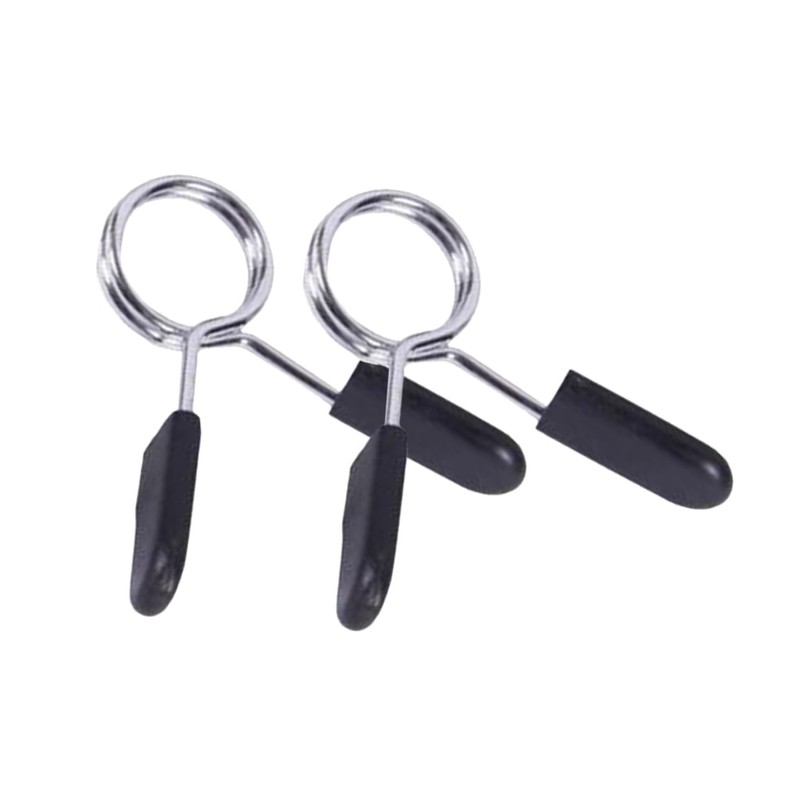 WHAMVOX 27mm Barbell Spring Clamp Barbell Spring Clip Collar Weight