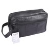 RAS WALLETS Mens Genuine Leather Travel Overnight Wash Gym Toiletry