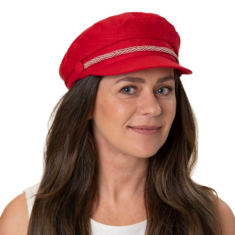 Lipodo Leinen Elbsegler - Maritime Chic - Plain Hat -