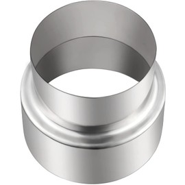 Reducing Stove Pipe 100 mm to 90 mm Chimney Pipe Reduction Spiral Duct Pipe Chimney Stainless Steel Reduction Chimney Pipe