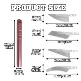 ABEST Mini Hand Saw Model Craft Tools with 4 DIY Craft Pieces Saw Blades Model Making Hobby DIY Hacksaw Tool Kit for Hand Cutting Model Parts Cutting