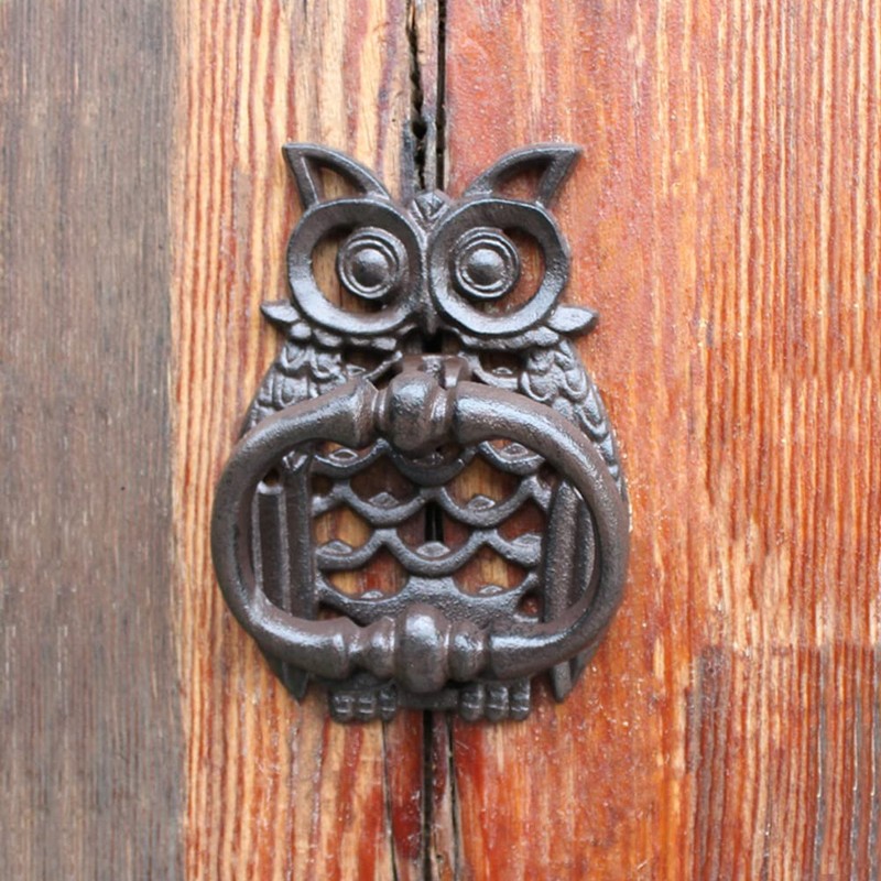 HIGHAWK Door Knocker Antique Decoration Animal Decoration Cast Iron Retro