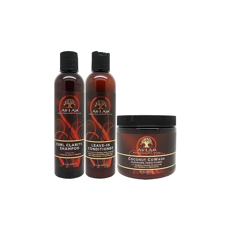 As I Am Curl Clarity Shampoo & Leave-in Conditioner 8oz,