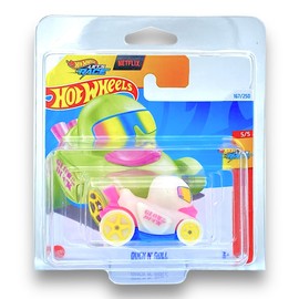 Hot Wheels Duck N' Roll (Glow in the Dark & Pink Let's Race) 5/5 Let's Race - 2024-167/250 (Short Card) - COMES IN A GENUINE KLAS CAR KEEPER PROTECTOR CASE - HTC11