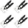 TOVOT 4PCS Sectional Sofa Connectors Set Steel Couch Connector for