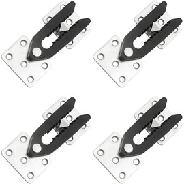 TOVOT 4PCS Sectional Sofa Connectors Set Steel Couch Connector for Furniture 4.76"(Length)