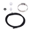 Chlorinator Feeder Connection Pack with Nut Gasket Clamp Tubing for