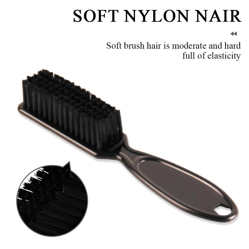 2 Pcs Black Handle Comb 1 Brush and Comb Soft