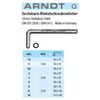 ARNDT Germany 9PCS Hex Key Set | Regular Metric Allen
