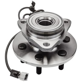 Detroit Axle - 4WD Front Right Wheel Bearing Hub for 97-04 Dodge Dakota, 98-03 Durango, Passenger Side Wheel Bearing and Hub Assembly 1997 1998 1999 2000 2001 2002 2003 2004 Replacement