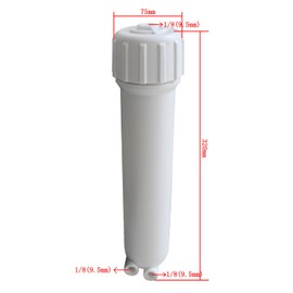 Reverse Osmosis Membrane Filter housing Replacement for Home Drinking Water Filtration System Vessel Assembly