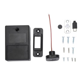 Fingerprint Drawer Lock Smart Biometric Recognition Keyless Hidden File Drawer Wardrobe Lock for Home Office