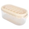 Ice Cube Tray with Lid Bin 2 Layer Ice Trays