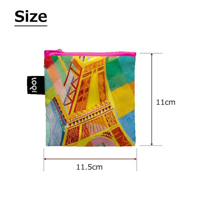 LOQI Delaunay Eiffel Tower Low-key Eco Bag, Recycled, Foldable, Stylish