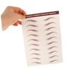 WOONEKY Fake Eyebrow Stickers Easy Peel off for Shaping and
