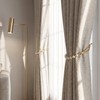 Nerciony Set of 2 Pearl Curtain Tie Backs, 19.7 Inch